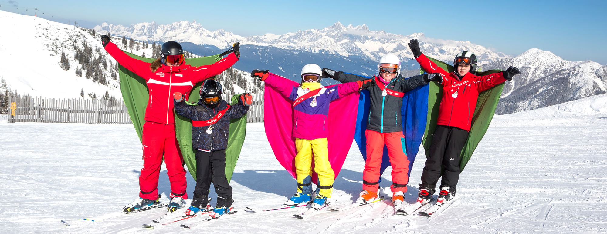 Skikurs im Familien-Skiurlaub in Österreich
